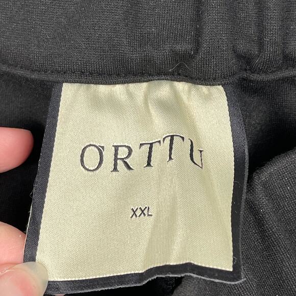 Orttu New York Jersey Pants Black XXL Slim Fit Elastic Waist Active Grunge - Picture 6 of 15